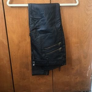 Vegan Leather Pants